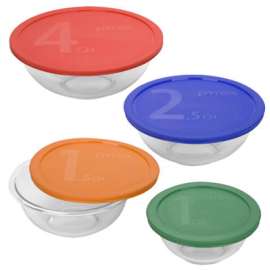 8PCMix Bowl/Lid Set