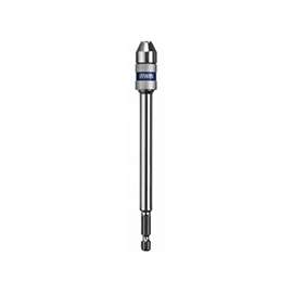 IRWIN 4935704 Bit Holder, 1/4 in Drive, 1/4 in Shank, Hex Shank, Carbon Steel