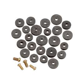 Plumb Pak PP20520 Flat Faucet Washer Assortment, Rubber