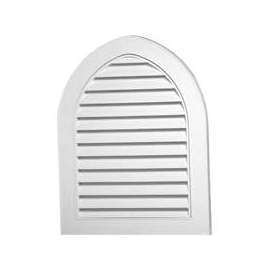 Duraflo 626110-00 Gable Vent, 22 in L x 16-1/2 in W Rough Opening, Polypropylene, White