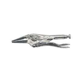 IRWIN VISE-GRIP Original 1402L3 Long Nose Locking Plier with Wire Cutter, 2 in Jaw Opening, Nickel Jaw
