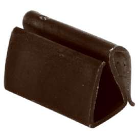 4PK BLK Plas RetainClip