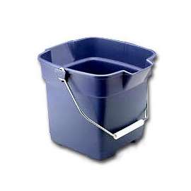 Rubbermaid Roughneck FG296400ROYBL Utility Bucket, 12 qt Capacity, Square, Polyethylene, Royal Blue