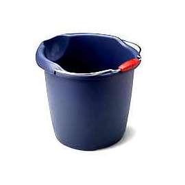 Rubbermaid Roughneck FG296900ROYBL Utility Bucket, 15 qt Capacity, Square, Plastic, Royal Blue