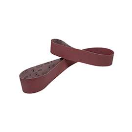3M 27421 Sanding Belt, P120-Grit, Fine, 48 in L, 6 in W, Aluminum Oxide, For Portable or Table-Top Bench Sanders