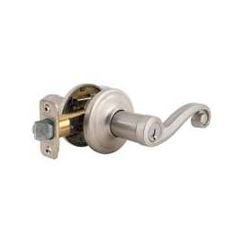 Kwikset Signature Series 740LL15SMTCP Entry Lever Lockset, Keyed Key, 2 Grade, Satin Nickel