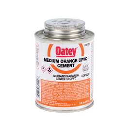 Oatey 31129 Solvent Cement, Orange, 8 oz Can