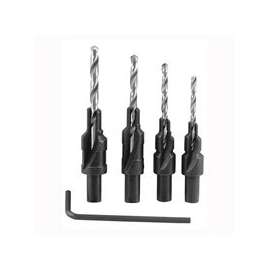 Vermont American 16615 Screw Pilot Countersink Set, Steel, 4-Piece
