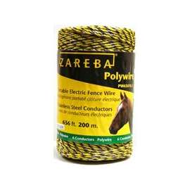 Zareba PW656Y6-Z Polywire, Stainless Steel Conductor, Yellow