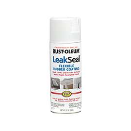 RUST-OLEUM LeakSeal 267970 Flexible Sealer White, 12 oz Aerosol Can