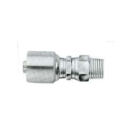 Gates MegaCrimp G25105-0606 Hose Coupling, 3/8-18 Crimp x NPTF, Steel