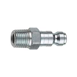 Tru-Flate 12-125 T-Style Hose Plug, 1/4 in MNPT, Steel