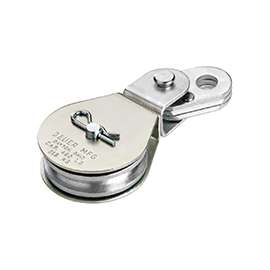 DEUER DB-15E Swivel Eye Cable Block, 480 lb Weight Capacity, 1/4 in Rope