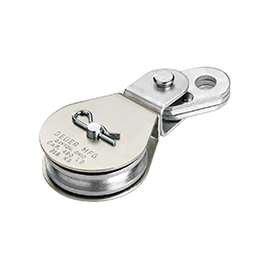 DEUER DB-20E Swivel Eye Cable Block, 480 lb Weight Capacity, 1/4 in Rope