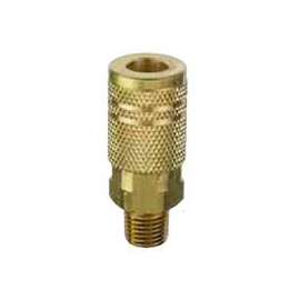 Tru-Flate 13-225 I/M-Style Coupler, 1/4 in MNPT, Brass