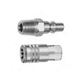 Tru-Flate 13-301 A-Style Coupler/Plug Set, 1/4 in