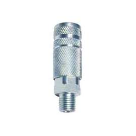 Tru-Flate 13-425 L-Style Coupler, 1/4 in MNPT, Steel