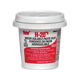 Oatey H-20 Series 30131 Water Soluble Flux, Light Yellow, 4 oz