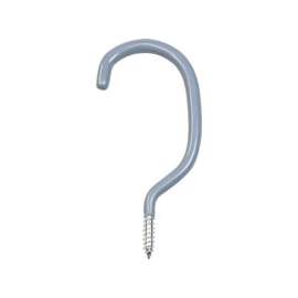 Crawford DP8330 Series SS18-25 Storage Hook, 80 lb Weight Capacity, Screw Mounting, Steel