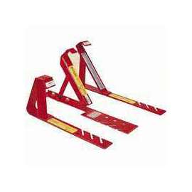 Qualcraft 2503 Adjustable Fixed Roof Bracket, Steel, Red, Powder-Coated, For 18/12 Fixed Pitch Roofs