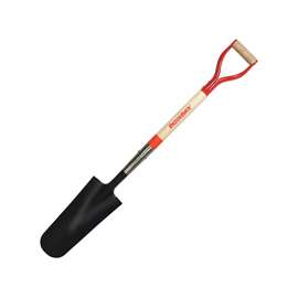 RAZOR-BACK 47202 Drain Spade, 14 in L x 6-1/8 in W Blade, Hardwood Handle