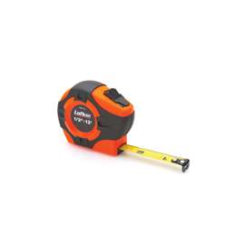 Cresent Lufkin PHV1012N Tape Measure, 12 ft L x 1/2 in W Blade, Steel Blade, Orange