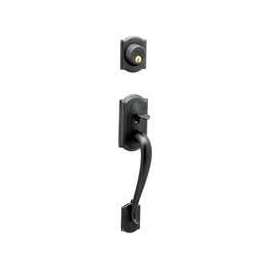 Schlage Camelot F58CAM716 Handleset, Keyed Different Key, Brass, Aged Bronze