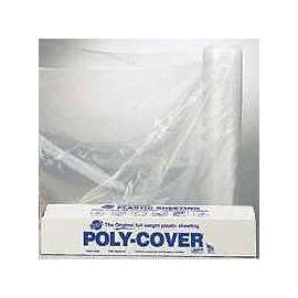 ORGILL POLY 4X28-C Poly Film, 100 ft L, 28 ft W, 4 mil Thick, Clear