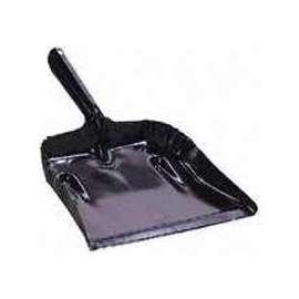 Fulton 182B-20PK Open Dustpan, 7-1/2 in L, Steel, Black