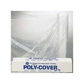 ORGILL POLY 6X8-C Poly Film, 100 ft L, 8 ft W, 6 mil Thick, Clear