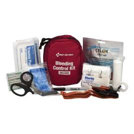 Bleeding Control Kit, 5" x 3.5" x 7", 13 Pieces, Nylon Case