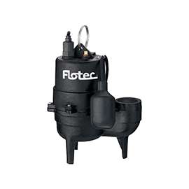 Flotec FPSE3601A-04 Sewage Pump, 115 V, 13 A, 2 in Outlet