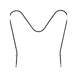 CAMCO 00611 Bake Element, 240 V, 2400 W