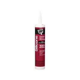DAP 08640 Sealant, White, 10.1 oz Tube