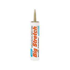Big Stretch 10022 Acrylic Caulk, Limestone, 10.5 oz Cartridge