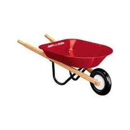 RADIO FLYER 40 Wheelbarrow, 30 lb Volume, Steel