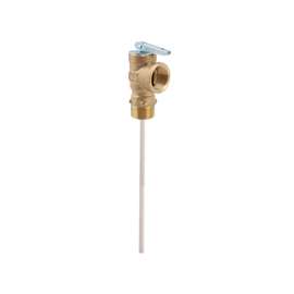 Watts 100XL-8-125 Relief Valve, 3/4 in MNPT x FNPT, 75 to 150 psi Operating, Brass