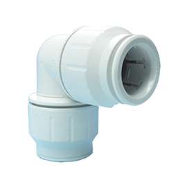 Speedfit PEI0320P Union Elbow, 1/2 in, White