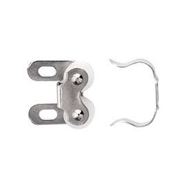 Amerock BP347414 Roller Catch, 1 in L x 1-1/16 in W Catches, Steel, Nickel