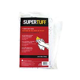 Trimaco 10852 T-Shirt Knit Painters Rag, Knit T-shirt, White