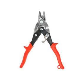 Crescent Wiss M5R Aviation Snip, Molybdenum Steel Blade, Red Handle, 9-1/4 in OAL