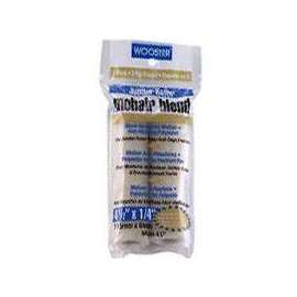 WOOSTER RR304-4 1/2 Paint Roller Cover, Oil, Water-Based Paint, 1/4 in Thick Nap, Mohair Cover, White