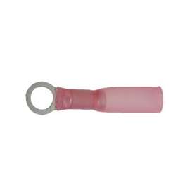 CALTERM 65704 Ring Terminal, 22 to 18 AWG, Red