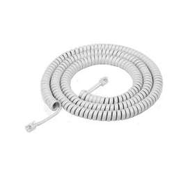 Zenith TH1025W Telephone Cord, White Sheath