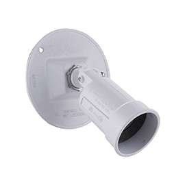 HUBBELL 5624-6 Combination, Weatherproof Lamp Holder, 120 V, 75 to 150 W