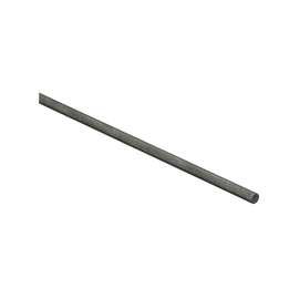Stanley Hardware 4054BC Series 215277 Round, Weldable Smooth Rod, 48 in L, 5/16 in Dia, Steel, Plain