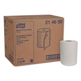 Hardwound Roll Towels, 7.88" x 425 ft, White, 12 Rolls/Carton