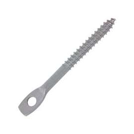 ToolPro 05015 Professional Eye Lag Screw, Carbon Steel, Zinc, 100 Pack