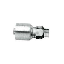 Gates MegaCrimp G25120-0810 Hose Coupling, 7/8-14 Crimp x ORB, Steel