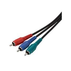 Zenith VC1006COMPON Video Cable, Black Sheath